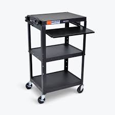 2 year warranty on hydraulic lift Stand Up Computer Desk Mobile Computer Cart