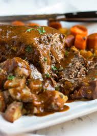 savory slow cooker pot roast kevin is