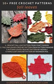 Free Crochet Leaf Patterns Oombawka