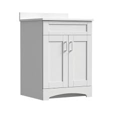 This freestanding 24 bathroom vanity is an easy way to add a little extra storage and organization to your bathroom. Magick Woods Elements Brighton 24 W X 21 D Bathroom Vanity Cabinet At Menards