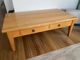 Oak Coffee Table And Side Table Set