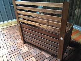 al friendly outdoor storage bench