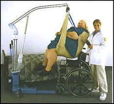 a hoyer lift in home health care phcs