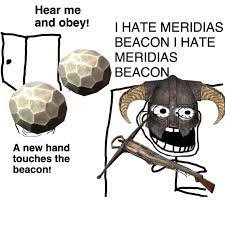 I HATE MERIDIAS BEACON : r/SkyrimMemes