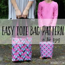 free easy tote bag pattern to sew
