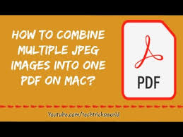 how to merge pictures into one pdf