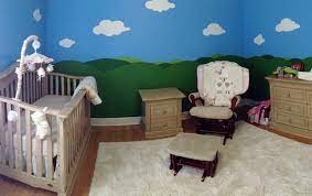 Cloud Wall Stencils For Baby Nursery Or