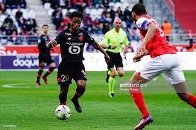 Angel GOMES of Lille during the Ligue 1 Uber Eats match between Reims...  Nachrichtenfoto - Getty Images