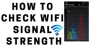 how to check wifi signal strength you