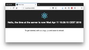 create react app and spring boot