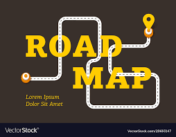 Road Map Business Concept With Winding Road