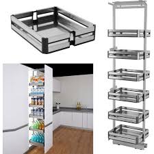 livingandhome larder pull out wide