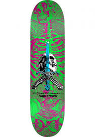 Skate decks, real, krooked, primitive, powell peralta, dgk, thrasher, cool skateboard decks, revive. Ray Rodriguez Skull Sword Popsicle Powell Peralta Skateboard Decks In Pink Green Titus