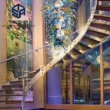China Curved Staircase Modern Stylish