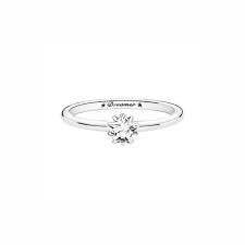 celestial sparkling star solitaire ring