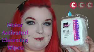 go awf water activated face wipes