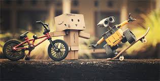 little cardboard robot photos