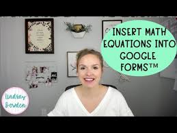 How To Insert Mathematical Equations To