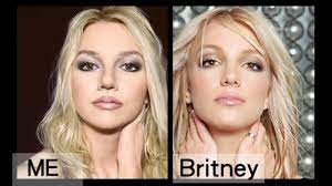 britney spears makeup transformation