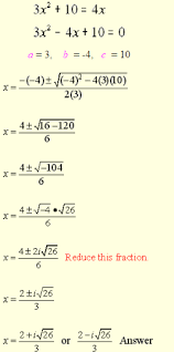 Solving Quadratic Equations With