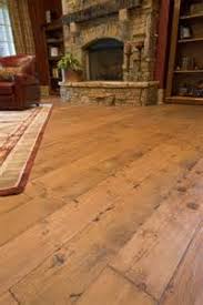 unfinished yellow pine flooring smoky