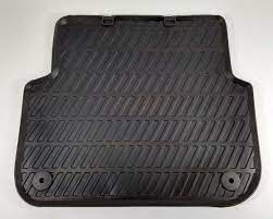 audi a6 rear black rubber floor mats