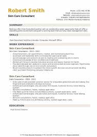 skin care consultant resume sles
