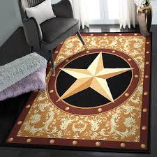 cowboy modern area rugs western star