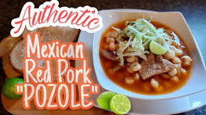 authentic mexican red pork pozole