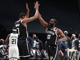 Kevin durant is second in the nba in scoring. Harden Durant Star As Nets Edge Bucks Thescore Com