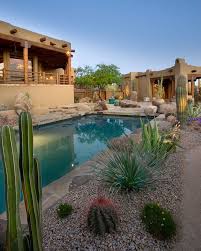 Pool Landscaping With Natural Rock