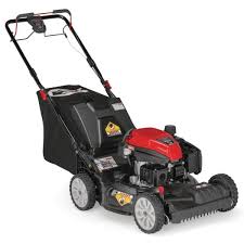 Self propelled lawn mowers can be categorized into front wheel drive and rear wheel drive versions. Troy Bilt Xp 21 In 159 Cc Gas Walk Behind Self Propelled Lawn Mower With Check Don T Change Oil 3 In 1 Triaction Cutting System Tb400 Xp The Home Depot