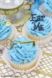 Here are 3 recipes to get the party started. Easy Eat Me Alice In Wonderland Cupcake Toppers Parties365 Recipe Alice In Wonderland Cupcakes Alice In Wonderland Tea Party Birthday Alice In Wonderland Cakes