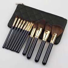 wood handle eyeshadow makeup brush set