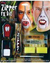 zipper face kit for vires halloween
