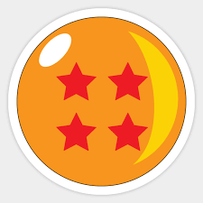 1 overview 1.1 creation and concept 1.2 description 1.3 dragon ball gt 2 video game appearances 3 location of the black star dragon balls 4 known wishes. Four Star Dragon Ball Dragon Ball Sticker Teepublic