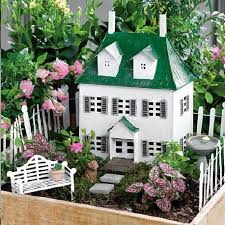Miniature Fairy Garden Colonial Home
