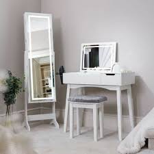 Taylor White Dressing Table With Large