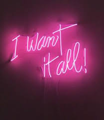 We would like to show you a description here but the site won't allow us. I Want It All Pink Neon Sign Light Acrylic 20 X15 Bedroom Bar With Dimmer Ebay