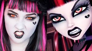 monster high gothic draculaura makeup