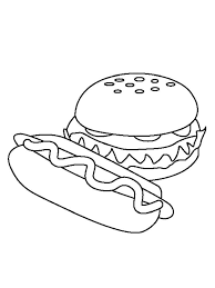Free, printable food coloring pages are fun, but they also help kids develop many important skills. Junk Food Coloring Pages Food Is The Main Need Of All Living Things There Are No Living Things Especia In 2021 Food Coloring Pages Food Coloring Cool Coloring Pages
