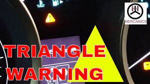 is that triangle warning light irritate