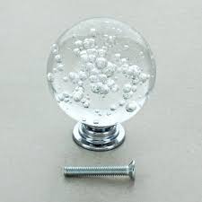 crystal cabinet knobs glass kitchen