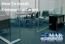 how to install commercial carpet
