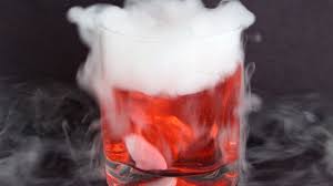 dry ice in halloween tails