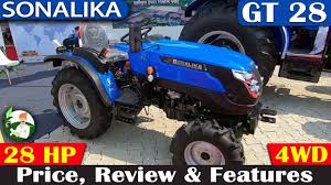 sonalika gt 28 mini tractor 28 hp 4wd