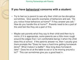 How To Write A Letter To Parents About Student Behavior