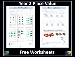 Place Value And Comparing Numbers Free Worksheets Year 2 Place Value