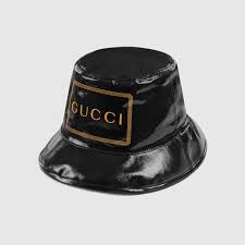 Bucket Hat With Gucci Frame Print