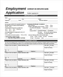 Generic Employment Application Rome Fontanacountryinn Com
